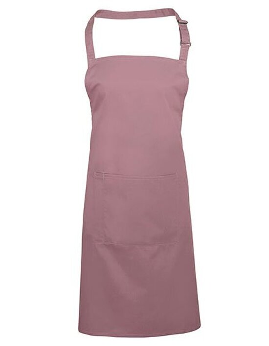 Colours Collection Bib Apron with Pocket
