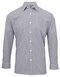 Men`s Microcheck (Gingham) Long Sleeve Cotton Shirt