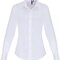 Ladies Stretch Fit Poplin Long Sleeve Cotton Shirt