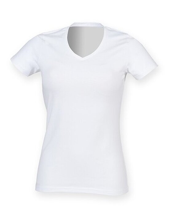Women`s Feel Good Stretch V-Neck T