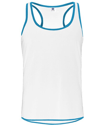 Men`s Contrast Sports Vest