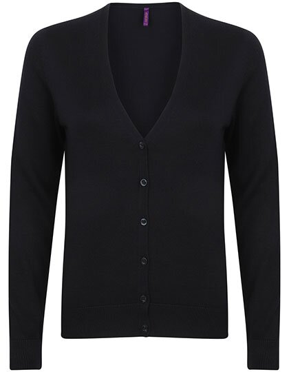 Ladies` Lightweight V-Neck Short Cardigan