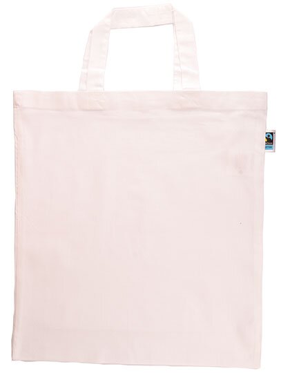 Baumwolltasche, Fairtrade-Baumwolle, kurze Henkel