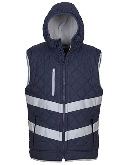Hi Vis Kensington Hooded Gilet
