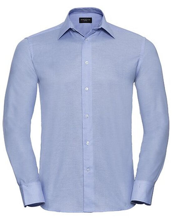 Men`s Long Sleeve Tailored Oxford Shirt